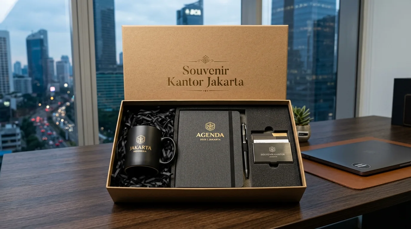 Paket onboarding kit karyawan baru dari Souvenir Kantor Jakarta