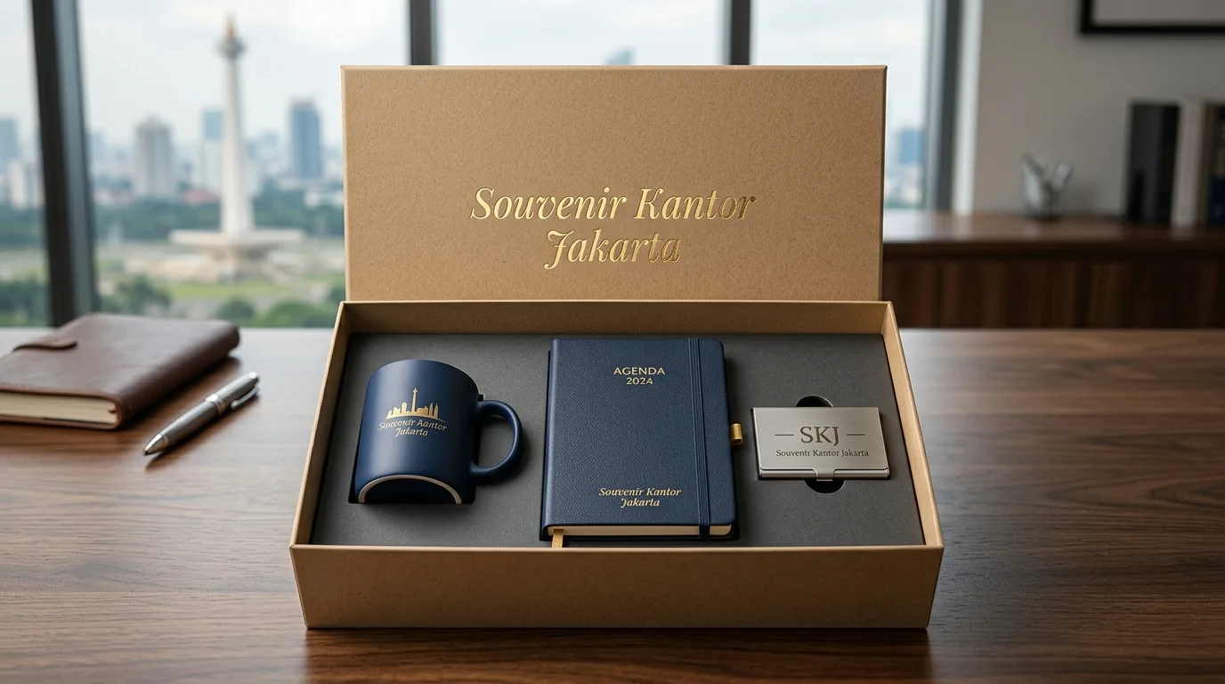 Pilihan paket souvenir kantor custom untuk perusahaan dan instansi