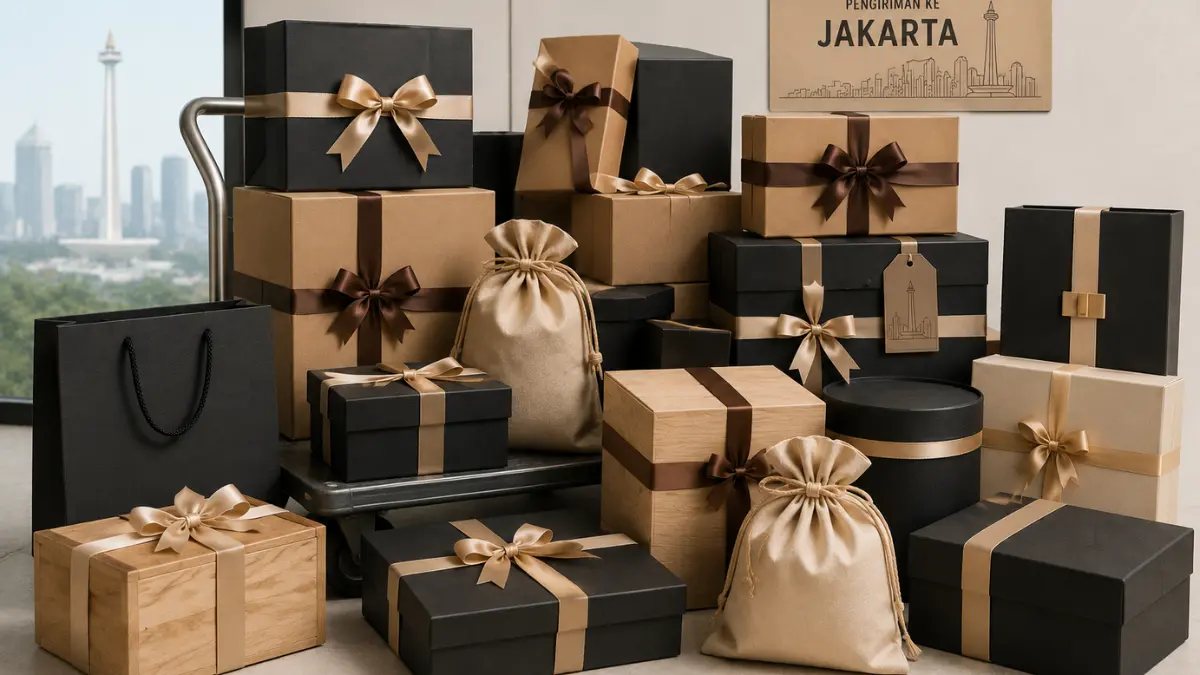 Paket souvenir kantor premium untuk pengiriman Jakarta