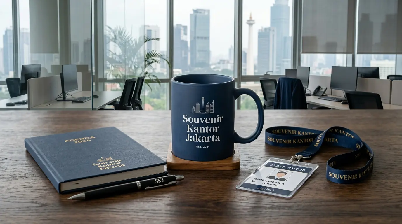 Paket souvenir kantor murah untuk pesanan grosir perusahaan