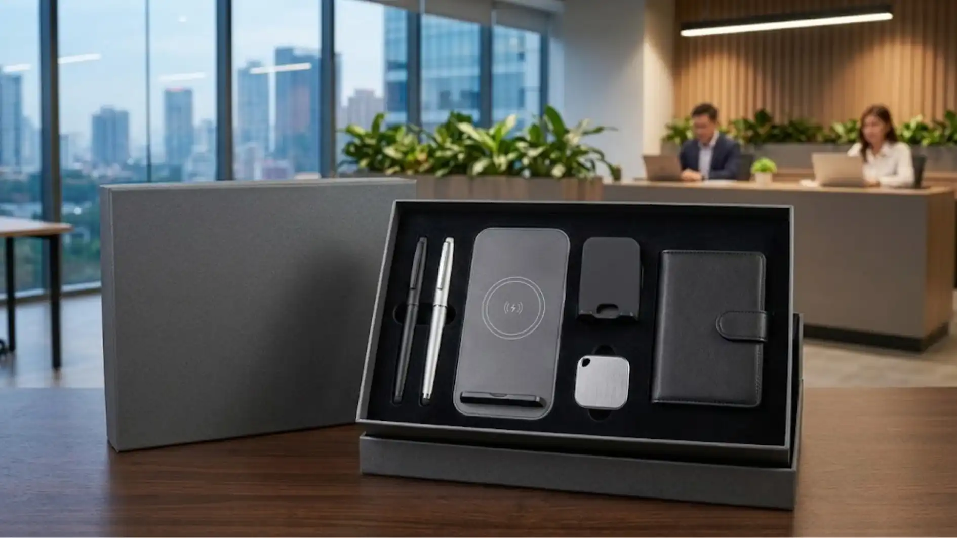 Set souvenir kantor premium untuk perusahaan