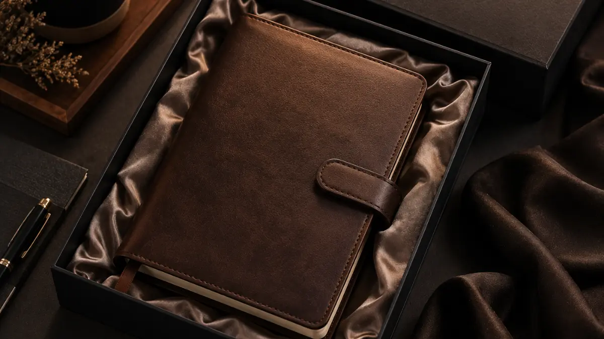 Notebook kulit asli
