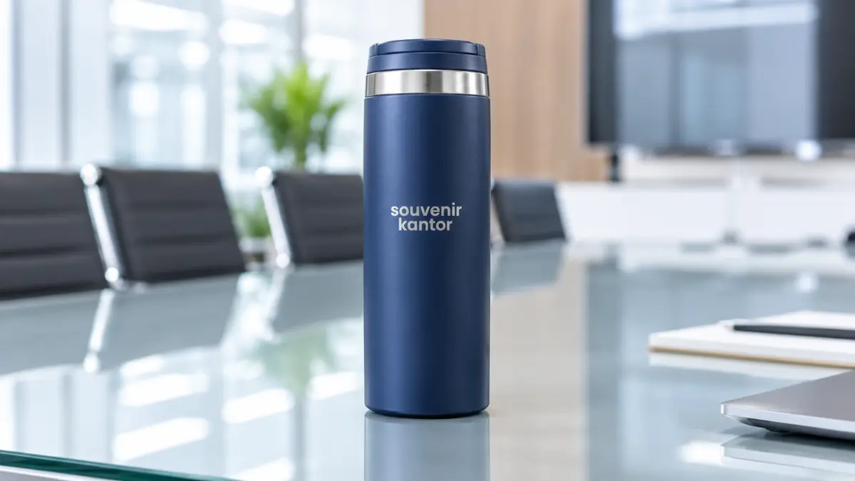 Teknik branding logo pada tumbler workshop Palembang
