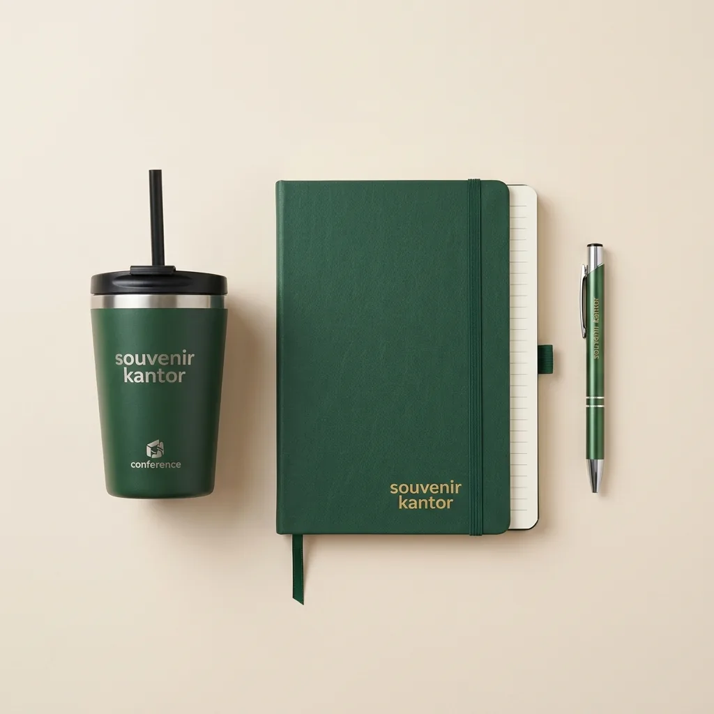 Souvenir Kantor Custom Logo Premium untuk Perusahaan