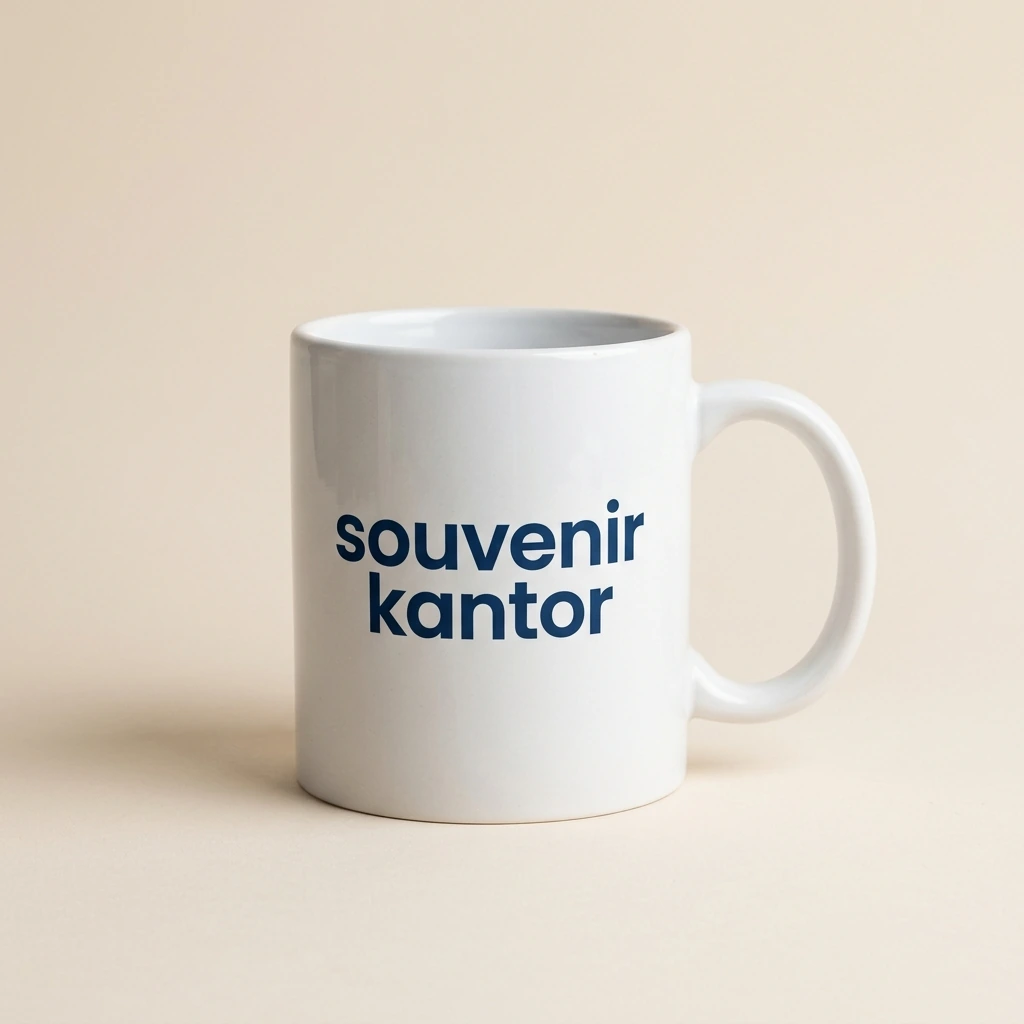 Mug Custom Logo - Souvenir Kantor Promosi