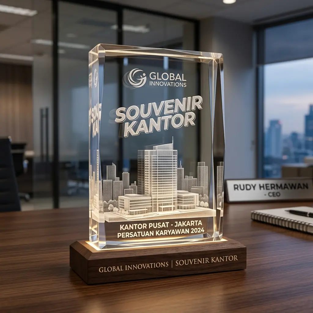 Plakat 3D Custom - Souvenir Kantor Penghargaan